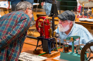 Example of one of the machines on display at the American Precision Museum's model engineering show last year
