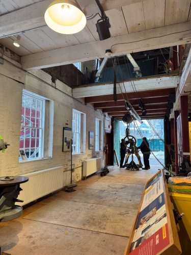 Rigging Day, moving some machines to offsite storage for safe-keeping (Jan 2026)