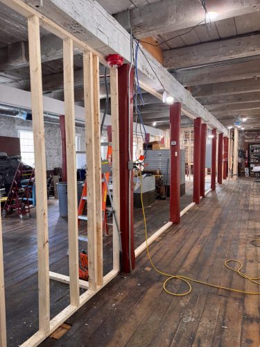 Framing the classroom and conference space (Feb 2026)