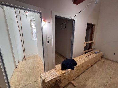 Stairwell, closet, and elevator shaft (Feb 2026)